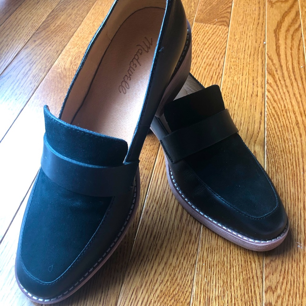 Madewell Leather and Suede Loafer